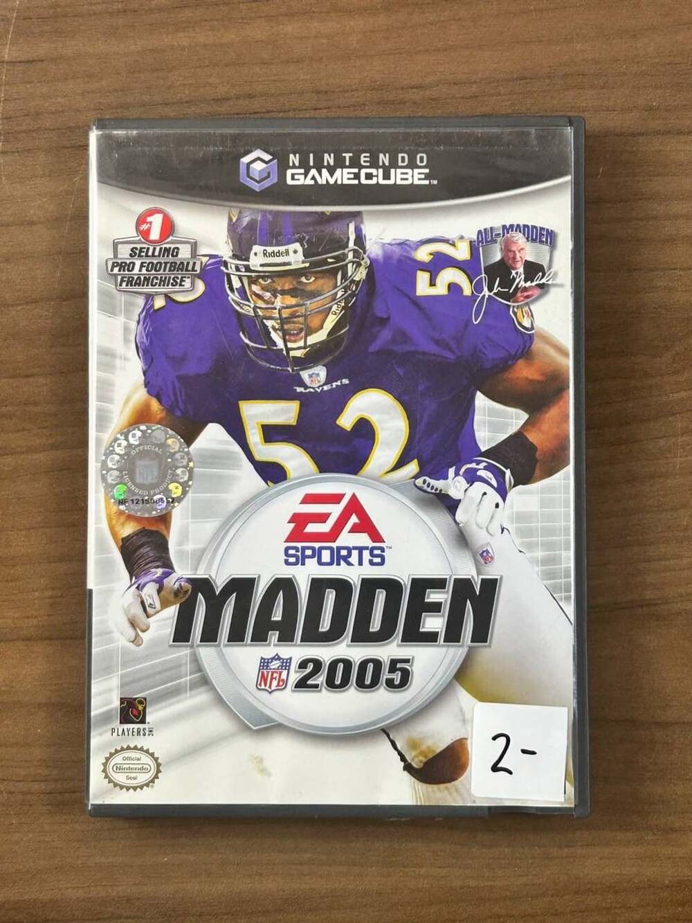 Madden NFL 2005 Nintendo GameCube EA Sports 2004 CIB Disc Case Manual